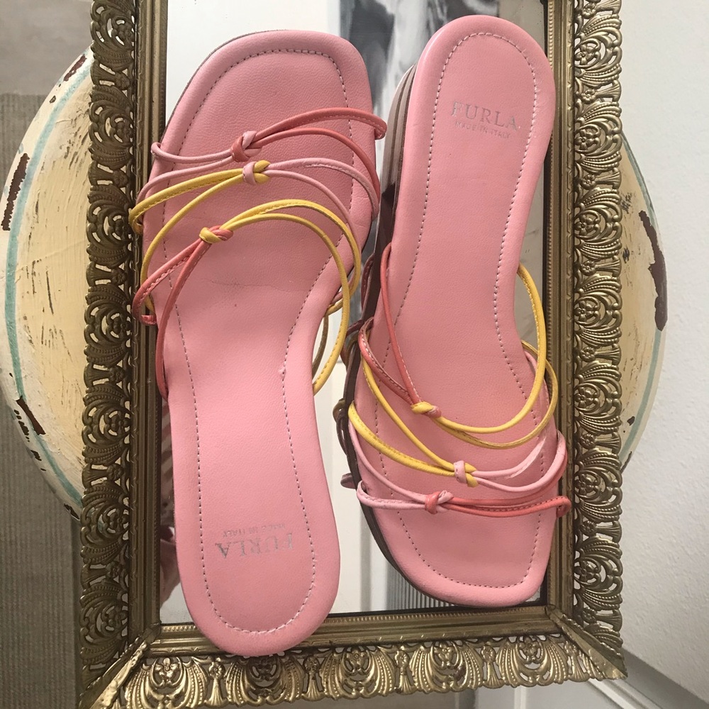 Furla Strappy Boho Sandals